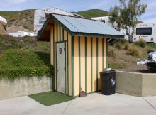 Davenport storage bathroom