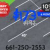 11x40 Outside Parking. Spring Special pricing.