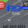 11x60 Outside Parking. Spring Special pricing.