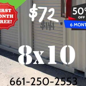 8x10 Indoor Storage