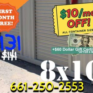 image of 8x10 storage units