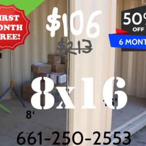 8x16 Indoor Storage
