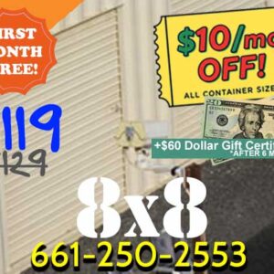 image of 8x8 indoor storage units