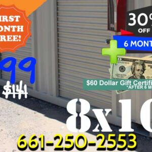 image of 8x10 storage units