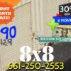 image of 8x8 indoor storage units