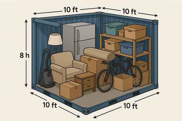 10×10 Indoor Storage – Davenport Storage