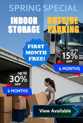 Davenport Storage Special pricing banner