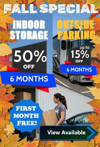 Davenport Storage Special pricing banner
